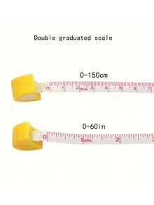 Cartoon Animal Tape Measure Keychain, Double-Sided Scale Automatic Retractable Tape Measure - Soft Body-Hugging Measuring Tape With Ergonomic Handle, Portable Tailor Ruler Suitable For Tailoring And Home Use, Can Measure Waist, Chest, Height - Perfect For Fabric And DIY Projects - A - View 10
