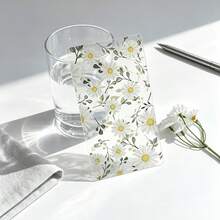 1pc Ins Style Floral A6 6-Hole Acrylic Divider Board, Highly Attractive Loose-Leaf Notebook Universal Separator Page - A - View 3