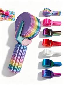 1pc Diamond Painting Roller Tool, Heavy Duty Handheld Diamond Painting Glue Applicator, Craft Tool Suitable For Diamond Embroidery And Detachable Diamond Painting Accessories - A - View 1