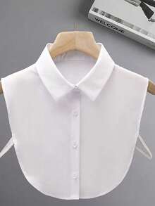 1/2pcs Detachable Fake Collar, Unisex Business Casual Versatile Sleeveless - Multicolor - View 9