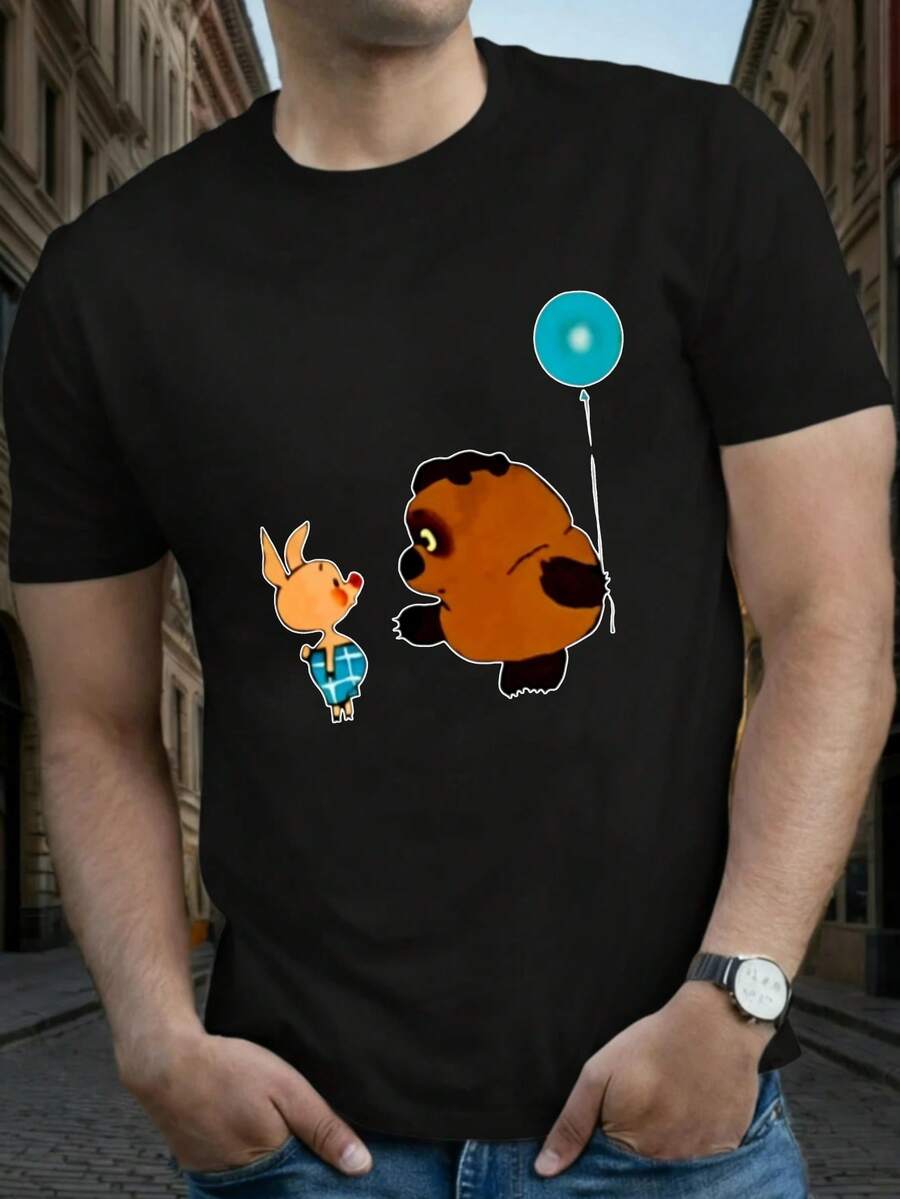 Camisetas de hombre - Negro - Ver 1