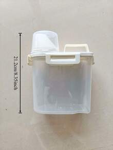 1pc Large Capacity Laundry Detergent Storage Bucket, Transparent Sealed Laundry Powder Storage Box With Measuring Cup And Funnel, Space-Saving Moisture-Proof Storage Container, Suitable For Laundry Beads, Bleach Granules, Bathroom Laundry Room Organization - Multiple Styles - View 13