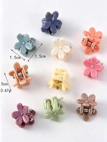 30/50 New Mini Hair Accessories With Small Braided Hair Clips (Color Random) - Multicolor - View 2