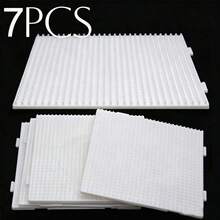 7/9pcs 2.6MM Large Transparent/White Fuse Beads - DIY Craft Supplies - Plastic Material - Perfect For Jewelry Making And Handmade Projects - High-temperature Resistant White Melting Bead Plate - View 14