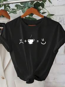 Women T-Shirts - 黑色 - 查看 1