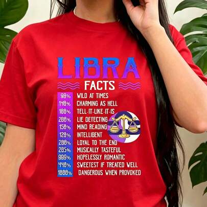 Libra Shirt Libra 100% Cotton T Shirt Libra Queen Tee Libra Birthday Shirt Libr…