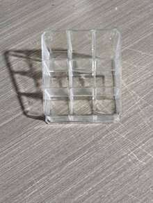 9-Slot Transparent Lipstick Storage Box, Stackable Fish-Shaped Lipstick Tower, Lip Gloss Organizer, Suitable For Lipstick/Cosmetics Storage And Vanity Display, Jewelry Box, Storage Bag, Makeup Brush Holder, Women's Gift, Christmas Gift - Clear - View 12