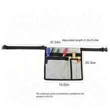 Electrician's Special Multi-Functional Waist Bag Wear-Resistant Tool Repair Tool Bag Construction Site Thick Portable Storage Canvas Waist Bag - Multicolor - View 8