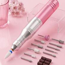 Electric Nail Drill Machine, Portable Pen-Shape Nail File, Professional Nail Polisher For Acrylic Gel Nails, Manicure Pedicure Tools For Home & Salon Use - Multicolor - View 8