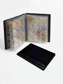 1PC 120 Coin Storage Box, Coin Album, PVC Inner Pages, Coin Storage Album, Suitable For Collectors' Coin Collection Albums, Coin Storage Boxes, Coin Organizing Supplies, Suitable For Coins, Quarter Dollars, Badges, Stamps - Album - View 8