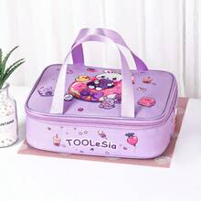 1pc Large Capacity Thickened Portable Insulated Lunch Bag, Cute Student Style, Back To School Essential, Suitable For Outdoor Picnic, Multi-Purpose, Can Be Used As Birthday Gift - View 6