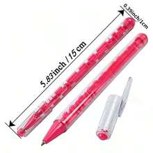 4 Pieces Of Creative And Fun Maze-Style Ballpoint Pens With 0.7mm Blue Ink. This Novel Learning Tool Is Suitable For Use In Classrooms And Offices, As Well As For Writing And Studying. It Can Be Given As A Student Award (The Color Is Random) - Multicolor - View 5