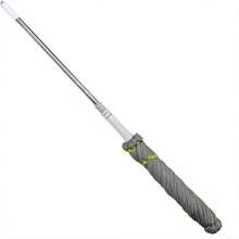 1pc Self-Wringing Mop, No Hand Washing Required Home Cleaning Mop, Built-In Wringing And Squeezing Mechanism, Thickened Absorbent Cotton Yarn Round Head Large Mop Head, Stainless Steel Pole - A - View 5