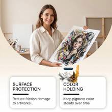 Art Fixative Spray, Transparent Protective Coating For Color Locking, Portable Spray For Protecting Artworks And Locking Pigment Colors, Meets Various Painting Creation Protection Needs, Convenient For Daily Home Use, Perfect For Parent-Child Interaction, High-Quality Gift For Family And Friends On Holidays - A - View 7