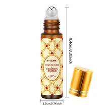 HWLINK Minyak Wangi Rollerball 10ml untuk Pembuatan Lilin, Diffuser, Humidifier, Hadiah Liburan, Saffron, Kayu Amber, Kayu Cedar, Amber Rouge, Meningkatkan Keanggunan - Bunga Iris Bubuk & Amber Merah Tua - View 3