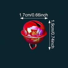 Mixed AB Color Iron Bells 17x19mm 10/20Pcs DIY Handmade Jewelry Making Christmas Ornament Accessories - Bells - View 4