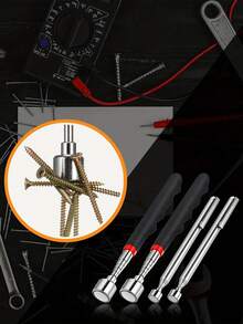 Extendable Magnetic Pickup Tool, Suitable For Hard-To-Reach Places - A - View 3