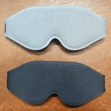 1pc Ultra-Soft 3D Blackout Sleep Mask, Relieves Insomnia, Unisex, Student Nap Travel Eye Mask, Suitable For Long Flights, Deep Sleep, Business Trips, Yacht Travel, Essential Back-To-School Rest Accessory - Multicolor - View 10