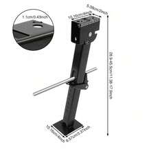 Pair Of Telescoping Trailer Stabilizer Jacks, 800 LB Capacity, RV Camper - Default - View 3