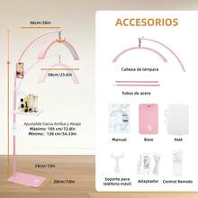 Floor Lamps - Baby Pink - View 3