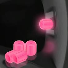 5pcs/Set Colorful Reflective Tail Light And Valve Cap, Universal Fit, Enhance Wheel Appearance, High Visibility Bicycle Accessories - No Battery Required, Improve Night Visibility And Road Safety, Vehicle Safety Accessories, Suitable For Mountain Bikes And Road Bikes, Night Visibility, Night Riding - Multicolor - View 10
