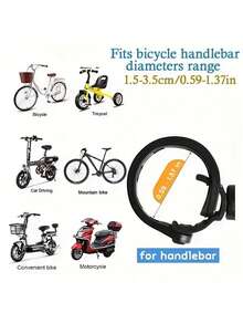 Bicycle Rearview Mirror + Cleaning Tool - Durable 360° Rotating Bicycle Rearview Mirror, Bicycle Reflective Mirror, Handlebar Bicycle Mirror, Adjustable, Universal Fit, High-Definition View, Easy Installation. Extra Large Field Of View, Eliminate Riding Blind Spots - Oval Rearview Mirror, Shock-Resistant Handlebar Mirror, Suitable For Commuting, Mountain Biking And Road Biking, Best Choice For Classmates, Friends, Parents, Cycling Enthusiasts, Back To School, Thanksgiving, Christmas, Holiday Riding Essentials - Multicolor - View 8