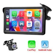 7 Inch Universal Wireless CarPlay And Android Auto Portable Display Compatible With All Car Models - A - View 1