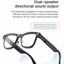 AI Smart Camera Glasses, Supports 139 Languages Real-Time Translation, 8MP HD POV Camera, Bluetooth 5.4, Voice Control, Music & Calls, Photo & Video Recording, Suitable For Travel, Social Communication And Vlog Creation Smart Device - View 7