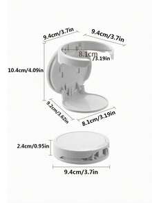 1pc Foldable Cup Holder, Office Desk Cabinet Door No-Drill Coffee Storage Rack, Home Dorm Wall-Mounted Cup Rack - Multicolor - View 4
