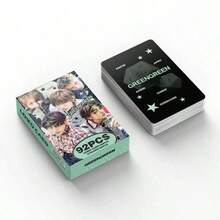 92 قطعة COR/TIS<أخضر> مجموعة بطاقات صور K-Pop Lomo بطاقات جيمس جوهون سونغهيون كونوهو بطاقات بريدية عالية الدقة سيلفي مجموعة المعجبين هدية بطاقات صور LOMO بطاقات لامعة، هدية للأصدقاء - متعدد الألوان - مشاهدة 7
