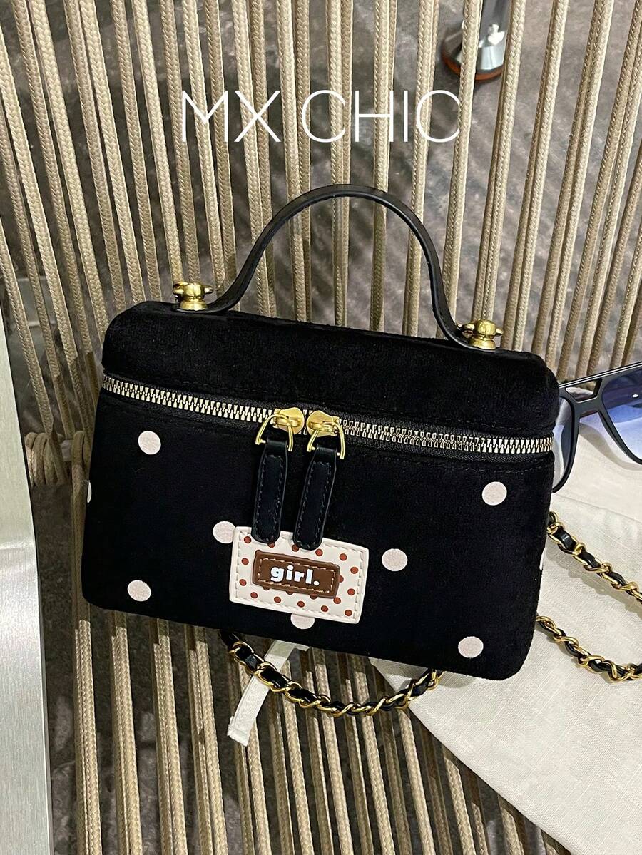Women Top Handle Bags - Black - View 1