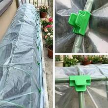 48 Greenhouse Film Clips, Greenhouse Frame Clips, Fixed Greenhouse Pipe Clips, Sunshade Film Arrangement, Tunnel Ring Windproof Set, Used For Replacing Greenhouse Plant Frame Shielding Nets, - A - View 3
