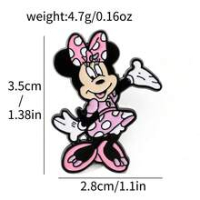 1pc Disney Cute Cartoon Creative Personality Mickey Minnie Metal Badge Donald Duck Brooch Accessory Pin - View 16