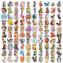 50/106入 動物刺繡風貼紙 防水動物貼紙 適合青少年、祖母、家庭美學風格 拼貼簿與DIY手工藝 - A - 查看 11