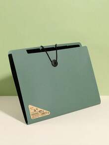 1pc/2pcs 8-Slot A4 File Folder, Large Capacity Document Storage Box, Minimalist Portable Multi-Layer File Organizer - A - View 9