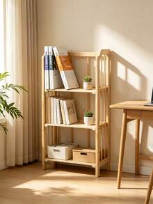 Cedar Bookshelf With Multiple Size Options. Compact And Space‑Saving, It Provides Layered Storage For Books And Sundries. Sturdy And Durable, Suitable For Both Desks And Countertops. - Multiple Specifications - View 9