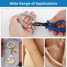 QIAO Open Ring Pliers, Jewelry Making Tool For Opening Open Rings And Connecting Rings; Jewelry Pliers Specifically Designed For Bracelets; Beading DIY Handmade - Multicolor - View 4
