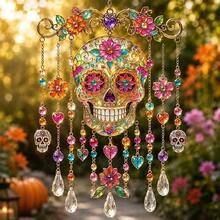 1pc Cute Halloween Pumpkin Wind Chime, Reflective Design With Colorful Light Effects, Suitable For Home, Car And Garden, Easy To Hang, Perfect Halloween Decoration And Gift, Adds Festive Atmosphere - Multiple Styles - View 15