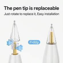 Replacement Metal Nib Set For Apple Pencil, Wear-Resistant Modified Pen Tips - Multicolor - View 3