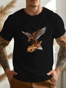 Men T-Shirts - 黑色 - 查看 1