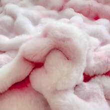 Faux Rabbit Fur Solid Color Versatile Plush Duvet Cover, Soft And Comfortable, Machine Washable, Suitable For Bedroom, Guest Room, Bedding Decor, Holiday Gift, 150*200*230 Duvet Cover, Pillowcase Not Included, No Insert - Pink - View 6