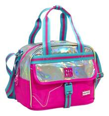 Lancheira  bolsa Termica Tiracolo Meninas Rebecca Bonbon Original - rosa - Visão 5