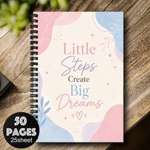 A5 Memory Journal For Mom 1pc- German "Tell Me Your Story", Guided Life Story Notebook With Floral Watercolor Design, 50 Pages 25 Sheets, Mother Keepsake Gift Book - A5 - View 5