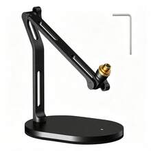 2026 Desktop Microphone Stand Holder Mic Stand Desk Mount For For Recording & Studio, All-Metal Construction, Weighted Iron Base, Height Adjustable, Max 2.2lb Weight Capacity - one-size - View 8