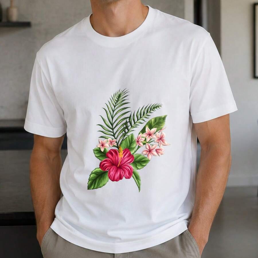 T-shirts för män - Vitt - Visa 1