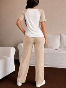 Women Sweater Co-Ords - Beige - View 2