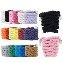 3 Pairs Colorful Hemp Shoelaces With Metal Tips 10mm+5mm, Suitable For Daily Replacement, DIY Decoration, Multiple Colors Available - 3 Pairs - Black - 10mm+5mm Hemp Rope With Metal Ends - View 5