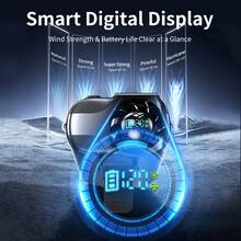 7000mAh Large Battery With Cooling Function LED Display Light Multifunctional Waist Fan - Waist Fan - View 5