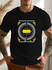 Men T-Shirts - 黑色 - 查看 6