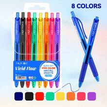 Classic 10pcs/8pcs/6pcs 0.5mm/0.7mm Student Marker Pens, Colorful Ballpoint Pens, Suitable For Handmade Accounting, Hand Drawing, Perfect Notebook Pen Set For Back To School Season - Sets - View 14